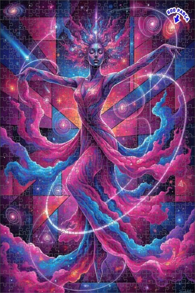 Teona Ahşap لغز خشبي بإطار مزدوج الطبقات من يونيفرسال دانسر 600 قطعة 50x35