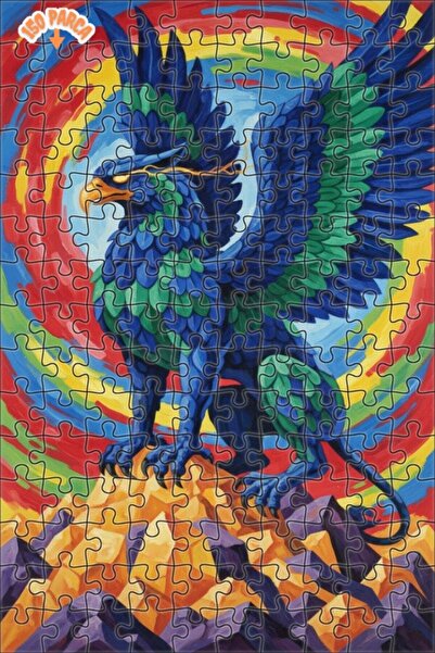 Teona Ahşap لوحة زيتية لـ "ميستيك جريفين" المخلوق الأسطوري، لوحة خشبية مؤطرة ...