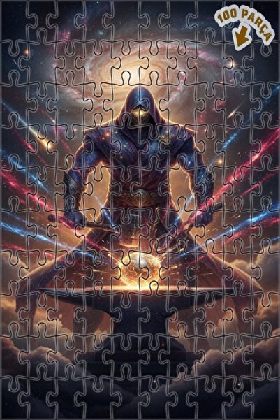 Teona Ahşap لغز خشبي بإطار ذو طابقين بتصميم عصري بمظهر لوحة زيتية، من سلسلة م...