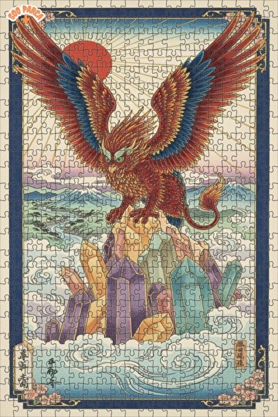 Teona Ahşap لغز خشبي فني من كريستال ديراغا إيجل مونت، لغز بإطار مزدوج الطبقات...