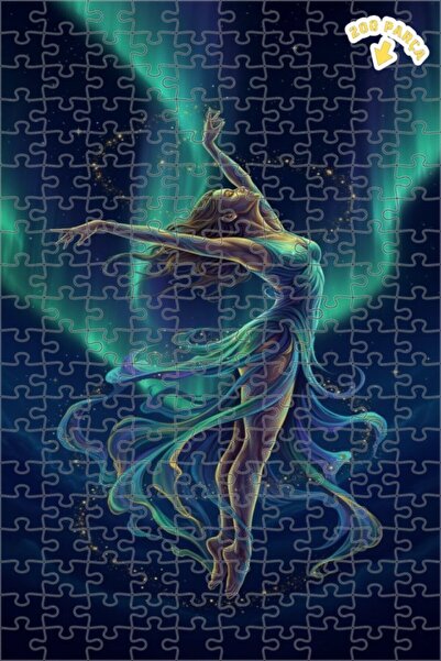 Teona Ahşap لغز خشبي بإطار مزدوج الطبقات من أورورا دانسر 200 قطعة 25x35