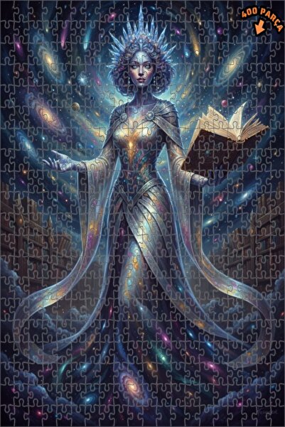 Teona Ahşap لغز خشبي بإطار مزدوج الطبقات من كوزميك كراوليز، 400 قطعة، 35×35