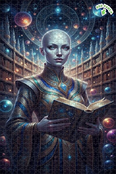 Teona Ahşap لغز خشبي بإطار ذو طابقين بمظهر لوحة زيتية لامرأة حكيمة كونية 800 ...