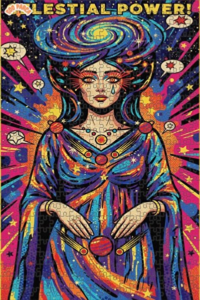 Teona Ahşap لغز خشبي بإطار مزدوج الطبقات بمظهر لوحة زيتية للمرأة الكونية 500 ...