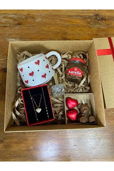 Sweet Kalpli kararmaz çelik kolye,,kalpli kupa,kiraz çiçeği kolonyası,14 Şuba...