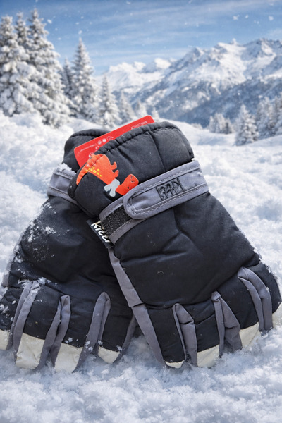 Muraty Kitti 4-9 Years Old Children's Boys' Snow Winter Gloves Lined Cold-Pro...