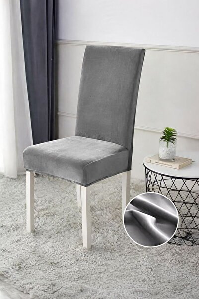 naniland.ro Set 4 huse elastice pentru scaune, material catifelat, protecție ...