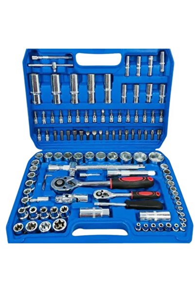 OEM 108 Piece Tubular Wrench Set, Chrome Vanadium Steel, With Box