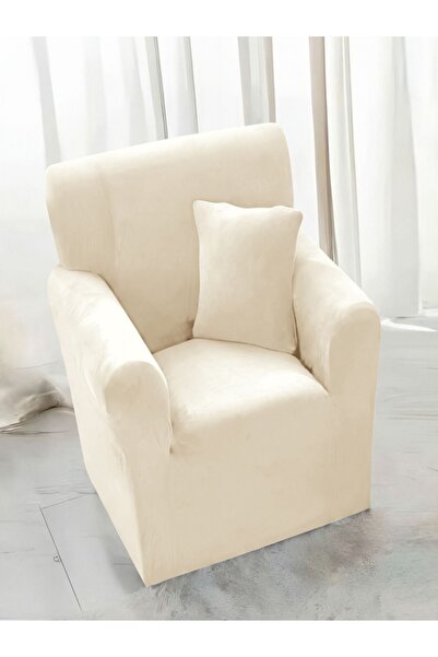 naniland.ro Elegant Elastic Velvet Armchair Cover