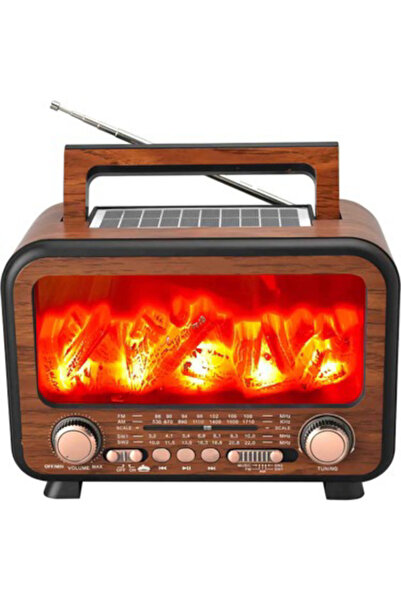 Beruflic Radyo Nostaljik Bluetooth Radyo Güneş Enerjili Ürün