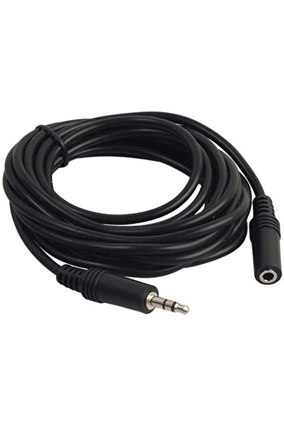 Powermaster كابل تمديد محول Aux ستيريو 3.5 ملم ذكر/أنثى بطول 5 متر PM-5758
