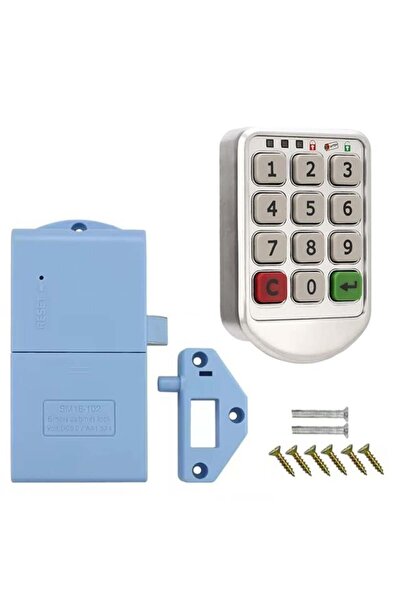 Powermaster Pm-26723 Key Combination Gray Drawer Cabinet Lock (Pack of 2)