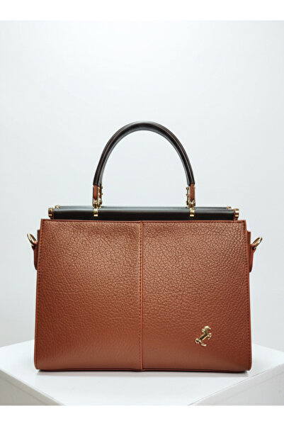 Çanta Trend Miami Polo Clup Special Design Textured Leather-Look Classic Wome...