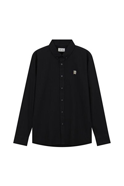 Giordano Men's Oxford Long Sleeve Shirt