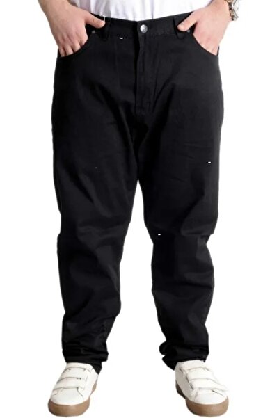 cusseli بنطلون مقاس كبير جاباردين جوجر دايت 22920 أسود