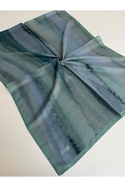 VARELLES Batik Desen Şal Mavi