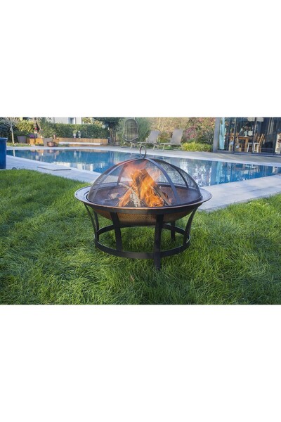 LAVİNİA Ateş Çukuru-Bahçe Şöminesi -Kamp Sobası -Bahçe Sobası-Mangal Şömine -...