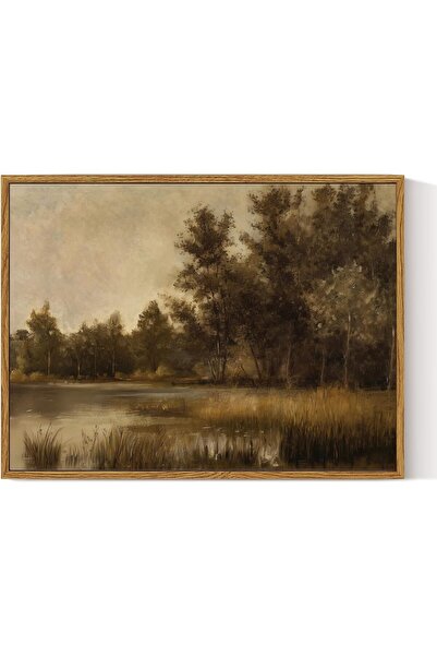 ALAYRA International لوحة جدارية قماشية جميلة مؤطرة، مقاس 30×40 سم، ديكور منز...