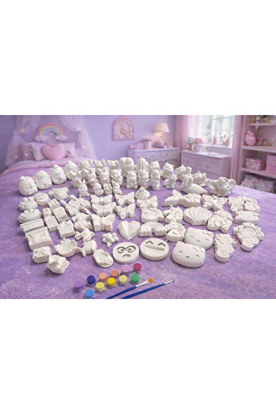 adanaçiçekliatölye KIZ ÇOCUKLARI İÇİN 20 ÇEŞİT BOYAMA TEMASI İLE MİNİK ÜRÜN K...