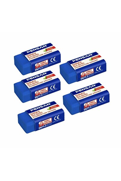 Pensan 5 قطع من ممحاة الامتحانات الزرقاء