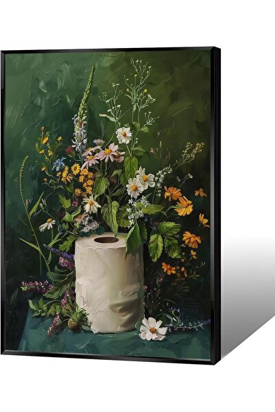 ALAYRA International Beautiful Canvas Wall Art Framed 30x40cm Elegant Modern ...
