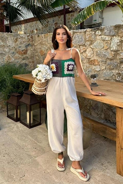 nedo7 Jasmin Linen Jumpsuit with Drainer 1280-08