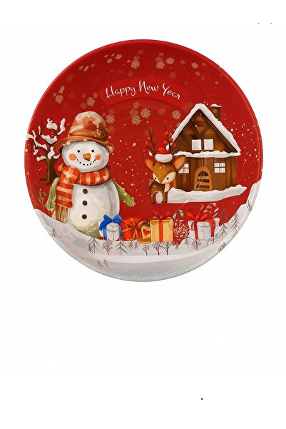 English Home Yılbaşı Temalı Adet Teneke Metal Kutulu Mum