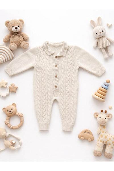 almini New Season Baby Knitwear Jumpsuit