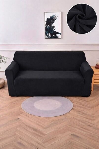 naniland.ro Velvet 2-Seater Sofa Cover, Premium Elastic – Complete Protection...