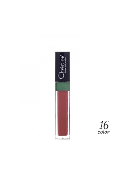 Christine أحمر شفاه سائل مطفي رقم 16 من
