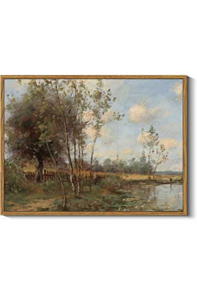 ALAYRA International لوحة جدارية قماشية جميلة مؤطرة، مقاس 30×40 سم، ديكور منز...