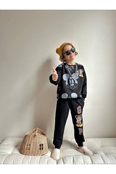 Jolly Kids Boys' Sweatshirt Winter Tracksuit Set