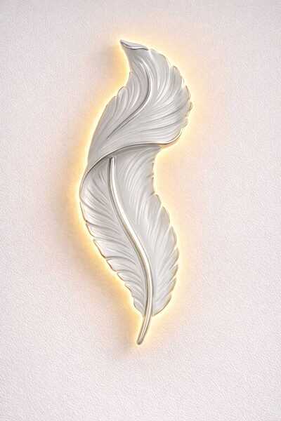 GÖKSAN AYDINLATMA LEDLİ DUVAR TÜY APLİK ŞARJLI LEDLİ (GÜNIŞIĞI)