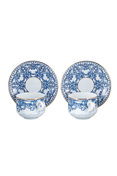 Lucky Art Florance Bone 4-Piece Coffee Cup Set 120Cc Lyhd 738