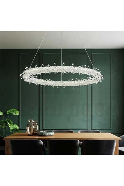 homelight ثريا مودرن احجار كريستالية 80 سم