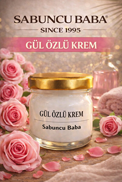 SABUNCU BABA Hindistan Cevizli Gül Özlü Krem 40 Gr. Yumuşatıcı & Nemlendirici