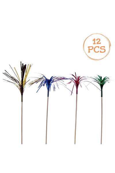 OEM Large Decorative Toothpicks Metallic Colors 15cm - 12pcs