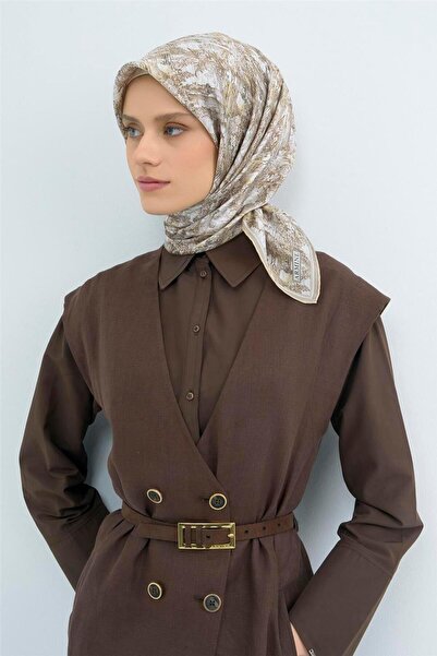 Armine Eșarfă din mătase pură tip twill 9546D 80