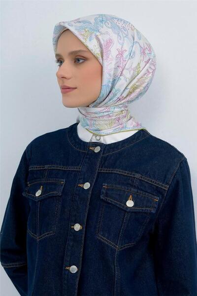 Armine Eșarfă din mătase pură tip twill 9545D 53