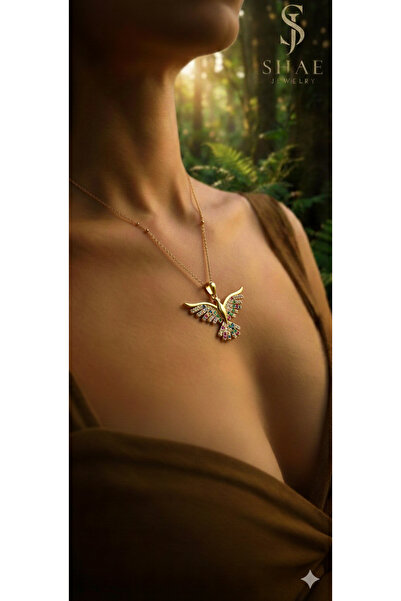 Shae Jewelry Zircon Stone Anka Gold Women's Necklace