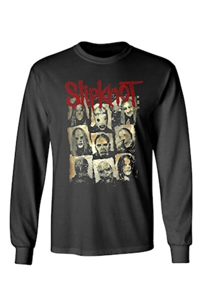 OEM Tricou cu mânecă lungă, Slipknot, negru