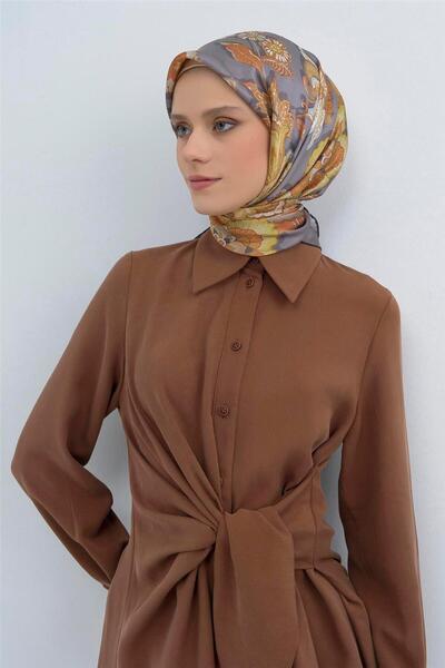 Armine Eșarfă din mătase pură tip twill 9523D 53