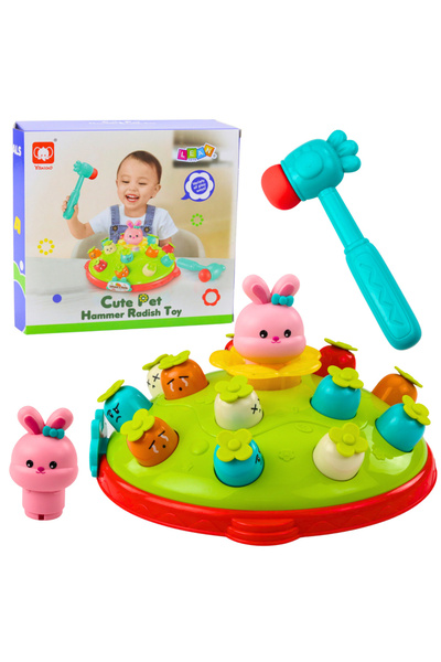 LEAN Joc arcade Loveste morcovii cu ciocanul, iepuras saritor