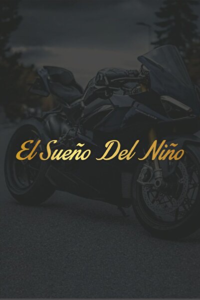 Turuncu Sticker El Sueno Del Nino (Bir Çocuğun Rüyası) Etiket 20x5.5 cm – Ara...