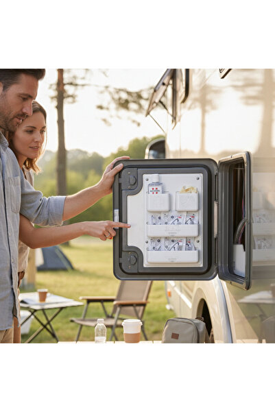 Fiamma Karavan Kasetli Tuvalet Kapak Organizerı -Thetford , Dometic , uyumlu