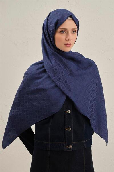 Armine شال بسلسلة مونوغرام من القطن 1 03