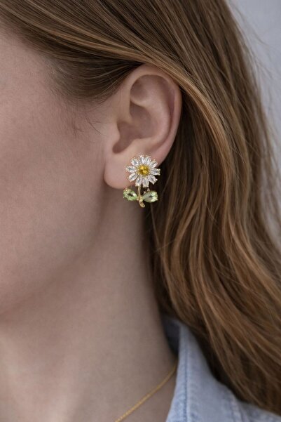 G Lady Papatya Model Kadın Küpe Kararmaz Çelik Suya Dayanıklı