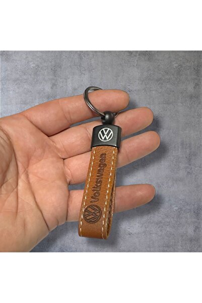 STİLİX GARAGE Volkswagen sa tekstom i logotipom Privezak za ključeve smeđa SU...