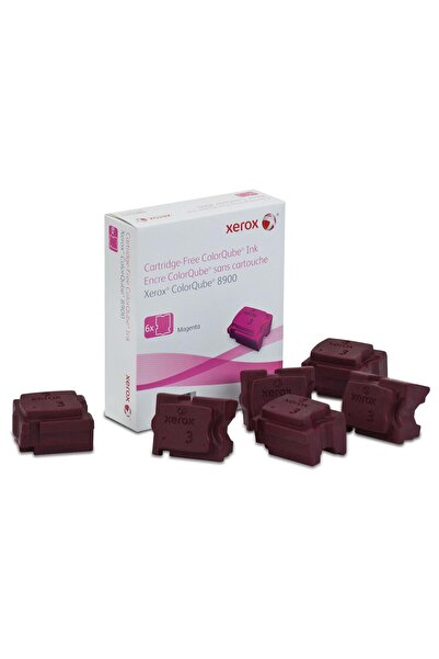 Xerox بيانات-p997 108R01023 ColorQube 8900 حبر صلب أصلي أحمر ماجنتا 6 عصا