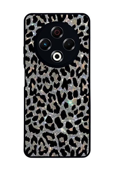 TECNO Spark 30 Uyumlu Hologram Leopar Tasarımlı Glossy Premium Kılıf